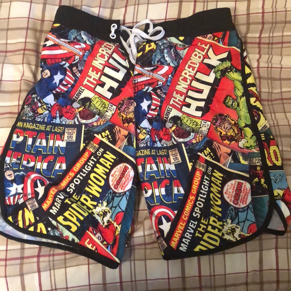 Marvel swimming trunks